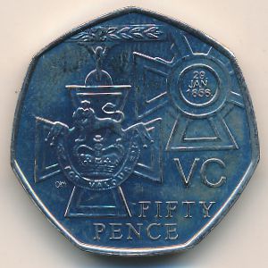 Великобритания, 50 пенсов (2006 г.)