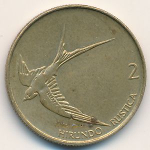 Словения, 2 толара (1996 г.)