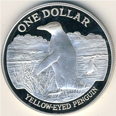 Новая Зеландия, 1 доллар (1988 г.)