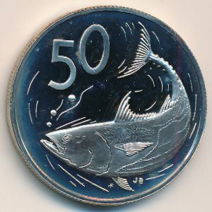 Острова Кука, 50 центов (1975 г.)