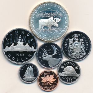 Канада, Набор монет (1985 г.)