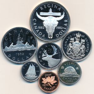 Канада, Набор монет (1982 г.)