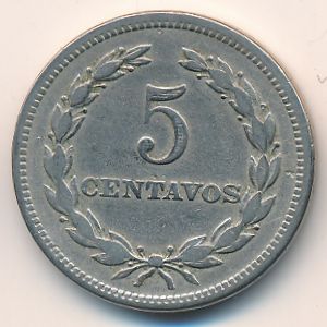 Сальвадор, 5 сентаво (1925 г.)