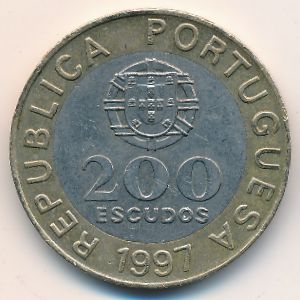 Португалия, 200 эскудо (1997 г.)
