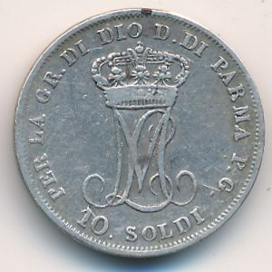 Парма, 10 сольдо (1815 г.)