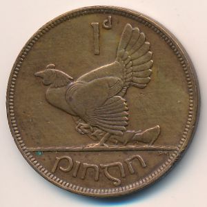 Ireland, 1 penny, 1937