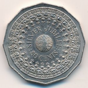 Австралия, 50 центов (1977 г.)