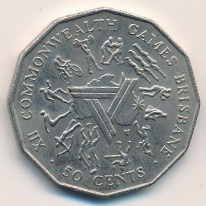 Австралия, 50 центов (1982 г.)