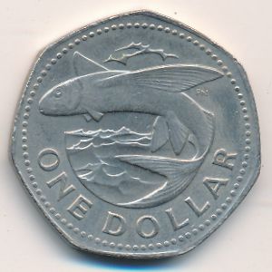 Барбадос, 1 доллар (1979 г.)