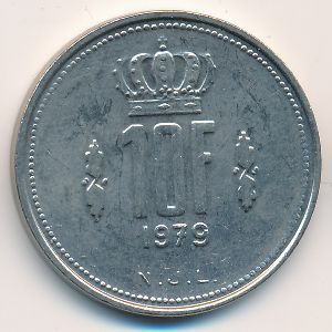 Люксембург, 10 франков (1979 г.)