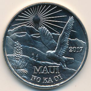 Гавайские острова., 2 доллара (2017 г.)