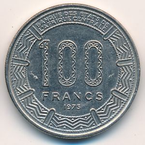 Чад, 100 франков (1975 г.)