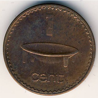 Fiji, 1 cent, 1990–2005
