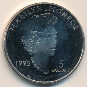 Маршалловы острова, 5 долларов (1995 г.)