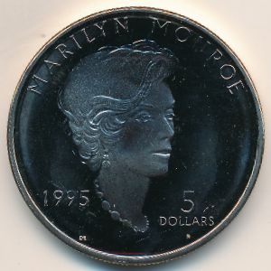 Маршалловы острова, 5 долларов (1995 г.)