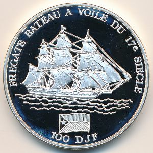 Джибути, 100 франков (1994 г.)