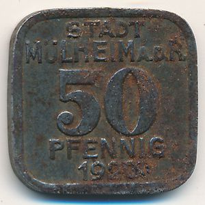 Мюльхайм., 50 пфеннигов (1920 г.)