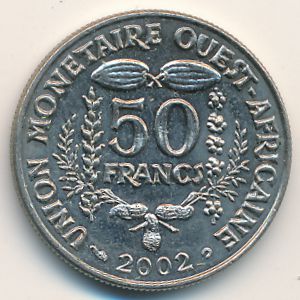 Западная Африка, 50 франков (2002 г.)
