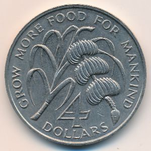 Монсеррат, 4 доллара (1970 г.)