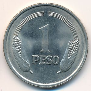 Колумбия, 1 песо (1974 г.)
