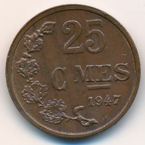 Люксембург, 25 сентим (1947 г.)