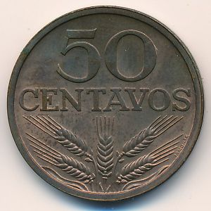 Portugal, 50 centavos, 1969