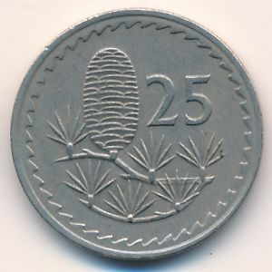 Кипр, 25 мил (1973 г.)