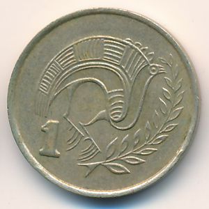 Кипр, 1 цент (1987 г.)