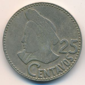 Гватемала, 25 сентаво (1979 г.)