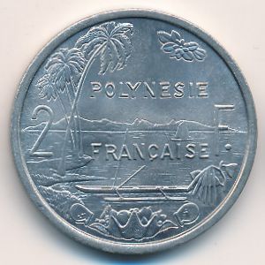 Французская Полинезия, 2 франка (1979 г.)