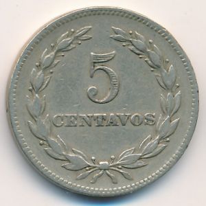 Сальвадор, 5 сентаво (1977 г.)
