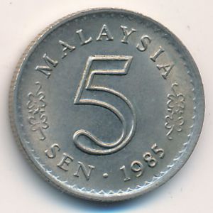 Малайзия, 5 сен (1985 г.)