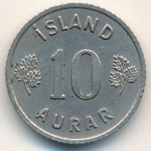 Исландия, 10 эйре (1963 г.)