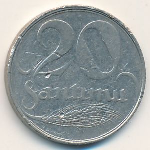 Латвия, 20 сантим (1922 г.)
