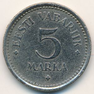 Эстония, 5 марок (1922 г.)