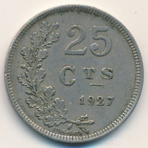 Люксембург, 25 сентим (1927 г.)