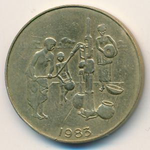 Западная Африка, 10 франков (1983 г.)