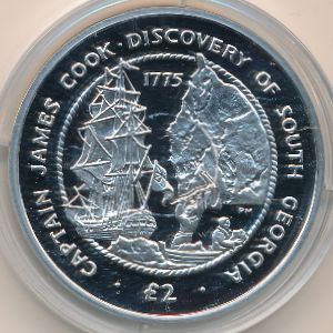 Южная Джорджия и Южные Сэндвичевы острова, 2 фунта (2015 г.)