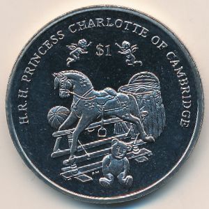 Виргинские острова, 1 доллар (2015 г.)