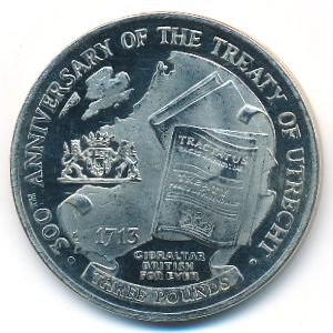 Гибралтар, 3 фунта (2013 г.)