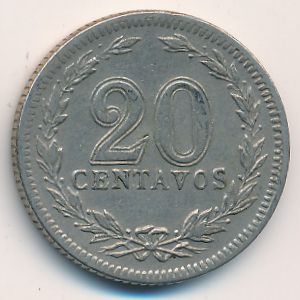 Аргентина, 20 сентаво (1938 г.)