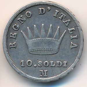 Италия, 10 сольдо (1811 г.)