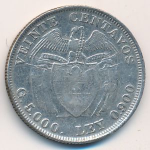 Колумбия, 20 сентаво (1941 г.)