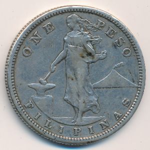 Филиппины, 1 песо (1907 г.)