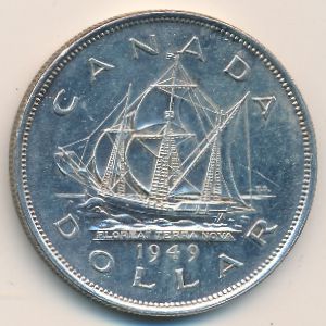 Канада, 1 доллар (1949 г.)