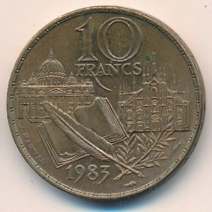 Франция, 10 франков (1983 г.)