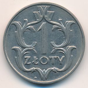 Польша, 1 злотый (1929 г.)