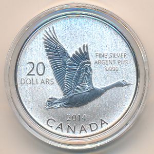 Канада, 20 долларов (2014 г.)