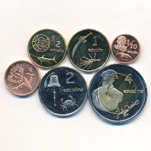 Tortuga., Набор монет, 2013