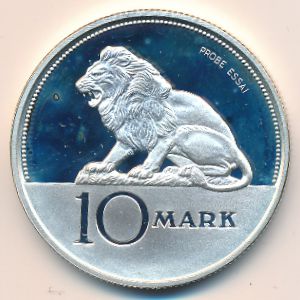 Namibia, 10 mark, 1990